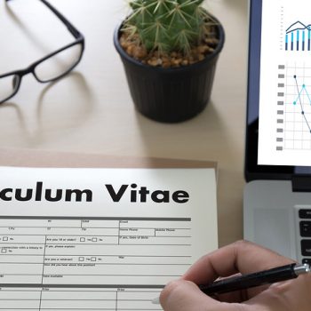 Cv – Curriculum Vitae (job Interview Concept With Business Cv Re
