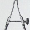 a vintage compass used for drafting or design