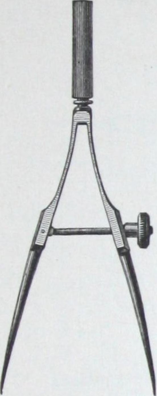 a vintage compass used for drafting or design